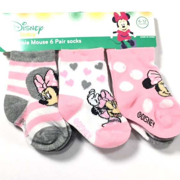 minnie mouse baby socks